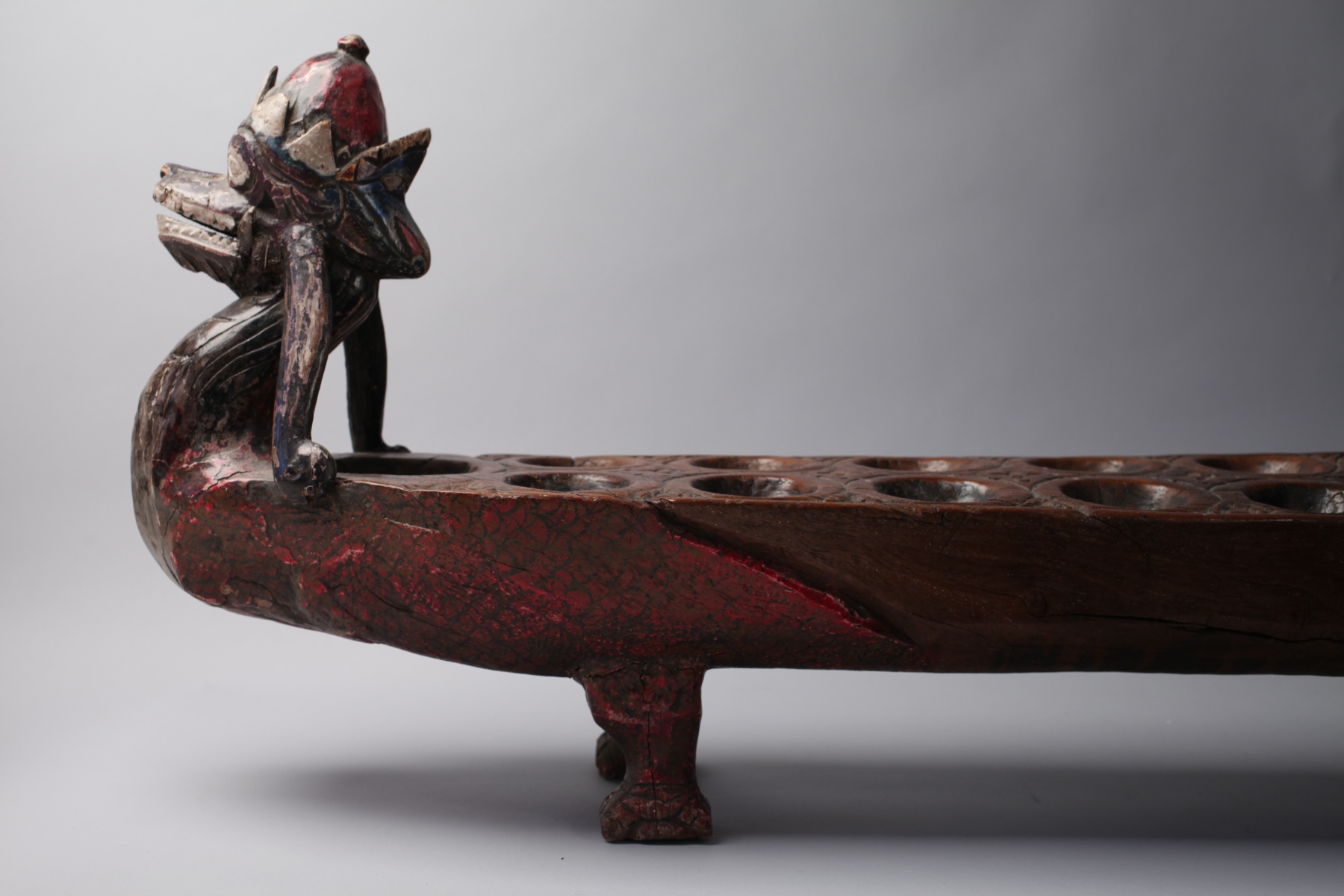 132_INDONESIAN_DRAGON_HEADS_POLYCHROME_19C_42-x-7-x-15.5-inches_1950_FS_IMG_5639