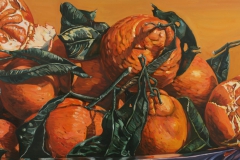 "Olympic Tangerines" 22 x 48 inches oil on linen