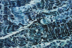 "Water Squared" 18 x 18 inches. oil on linen